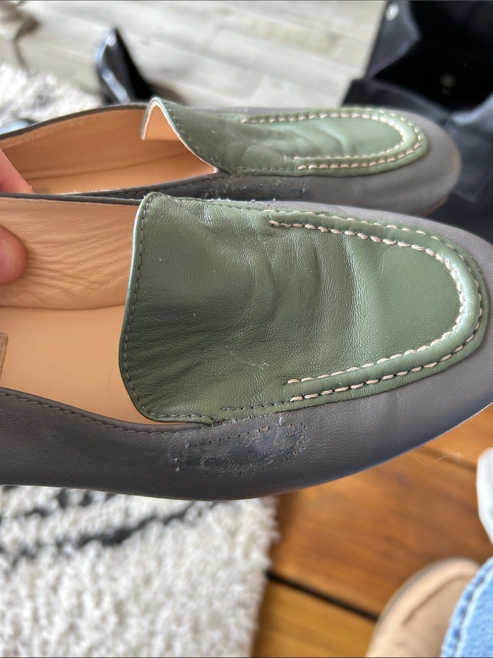 AGL (Attilio Giusti Leombruni) Leather Italian Ballet Flats Italy Size 35 / US 5 - Picture 8 of 9